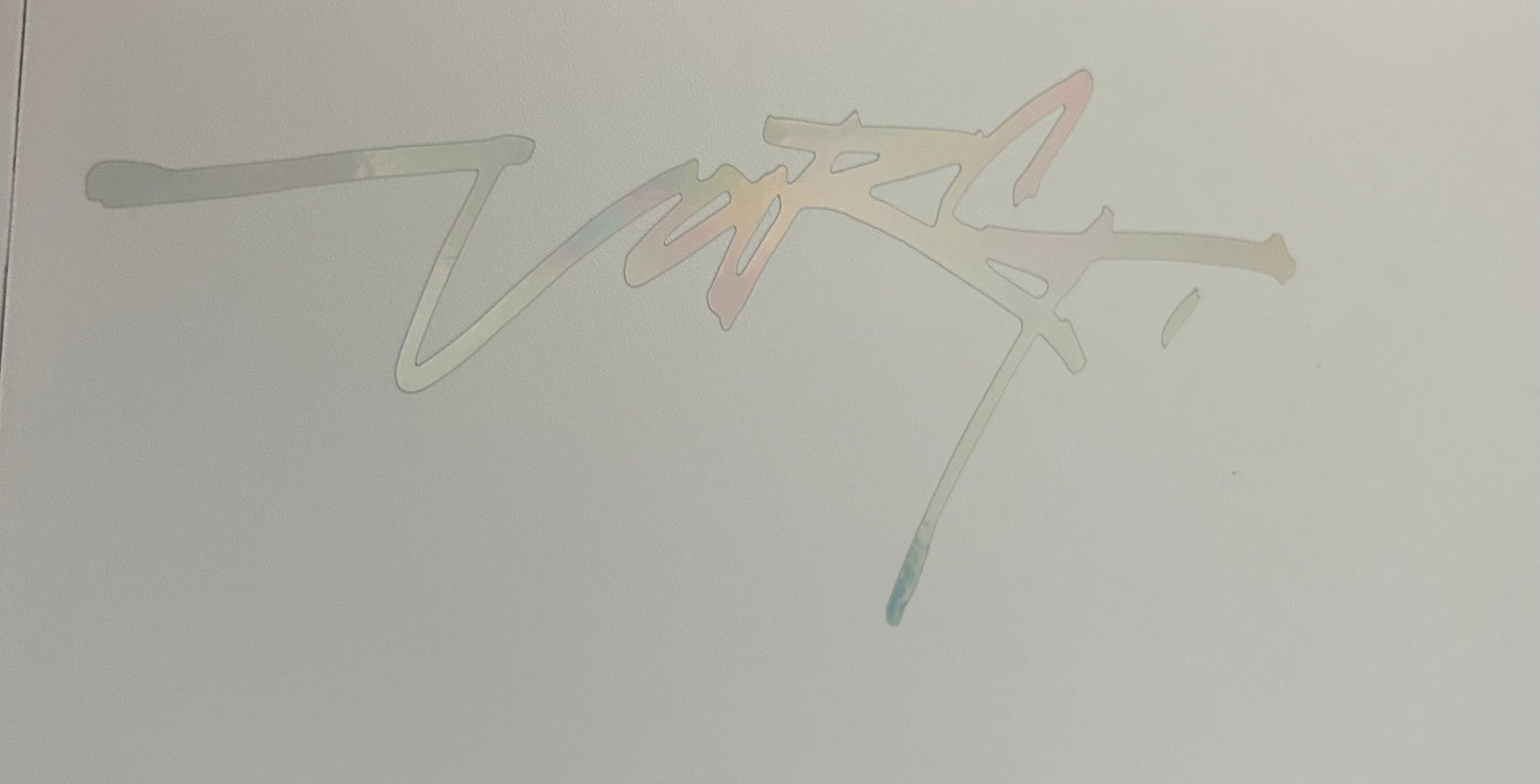 2 Pack Holographic Stark Stickers