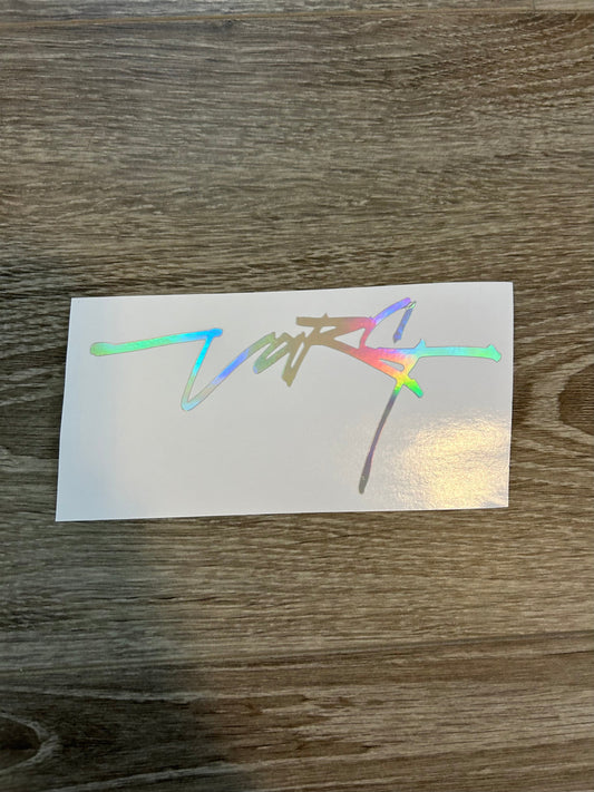 2 Pack Holographic Stark Stickers