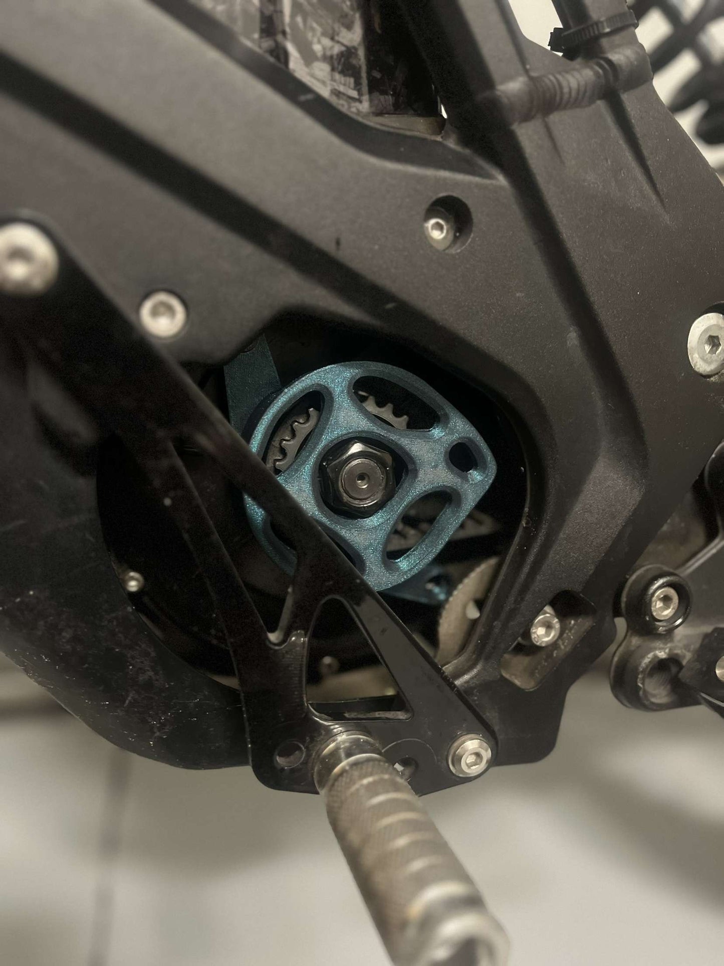 BURNT TITANIUM EDITION Plastic Motor Cover