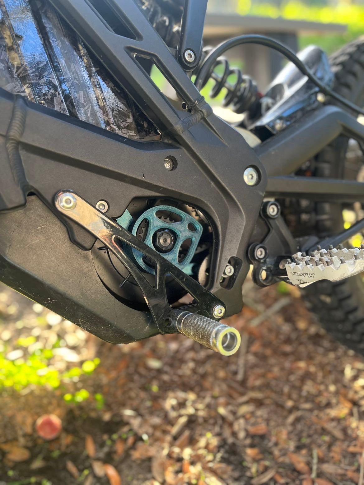 BURNT TITANIUM EDITION Plastic Motor Cover